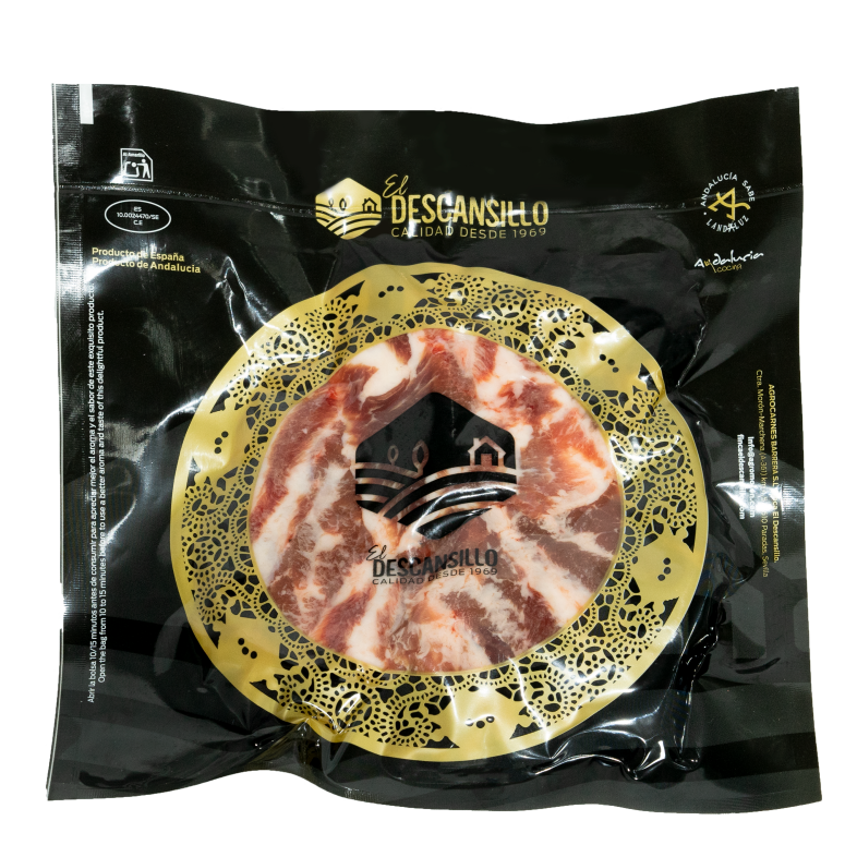 Plato de abanico ibérico