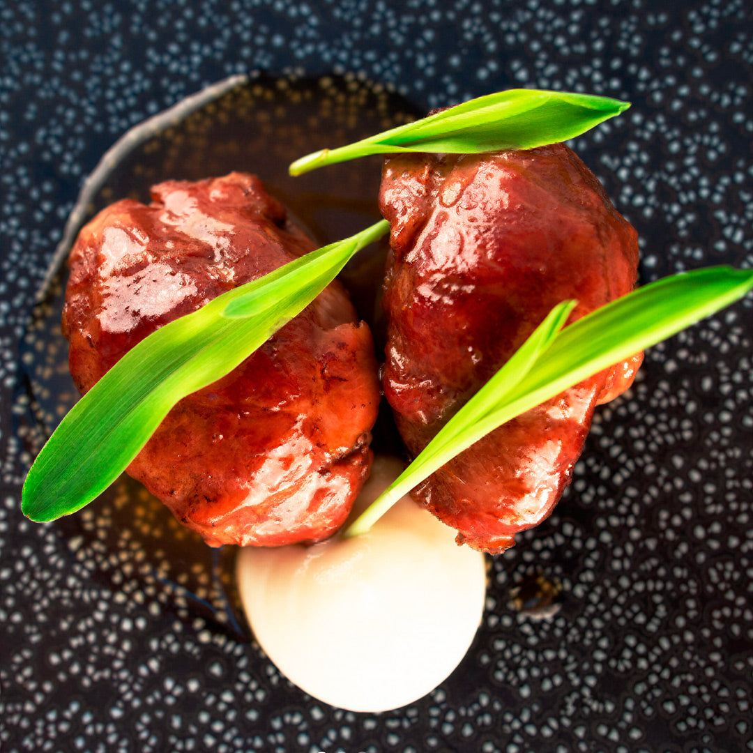 Carrillada de cerdo confitada en su jugo