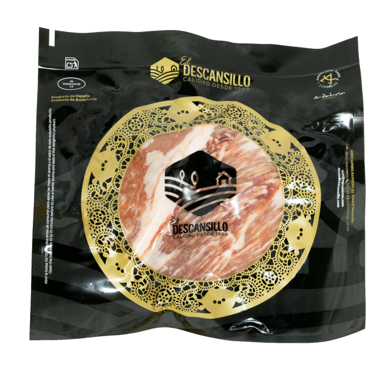 Plato secreto cruceta ibérico fileteado