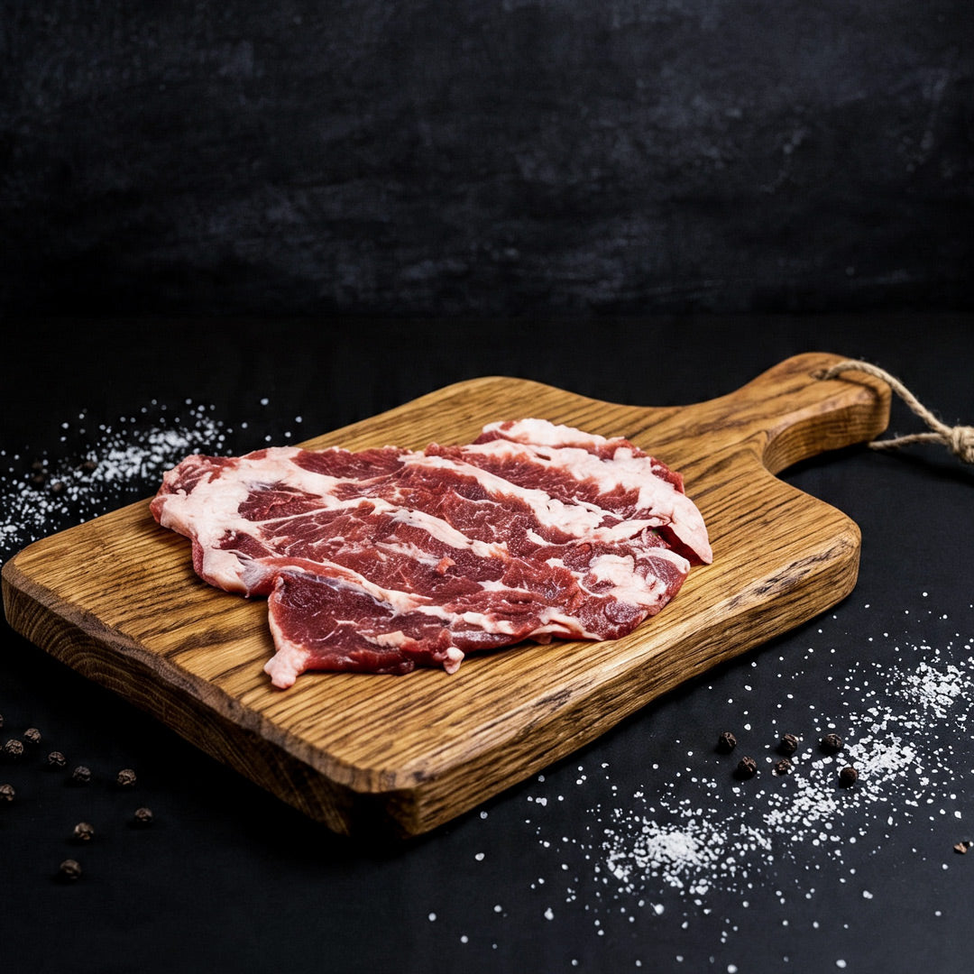 Plato de abanico ibérico