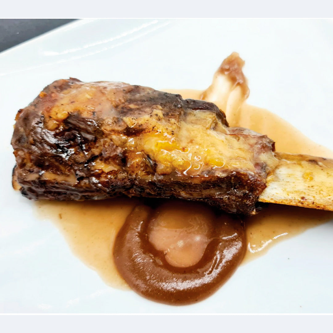 Costilla de ternera Black Angus a baja temperatura